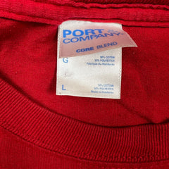 2016 Fall Classic NASCAR Racing T Shirt Mens Large Red Double Sided Graphic Tee