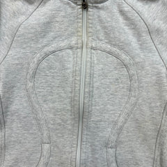 Lululemon Scuba Hoodie Womens Size 4 Gray Full Zip Sports Hooded Sweater