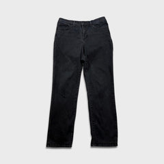 Levi's 314 Jeans Womens 32x30 Black Shaping Straight Dark Wash Stretch Denim Pants