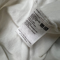 Uniqlo Andy Warhol SPRZNY T Shirt Mens Medium White World Fascinates Me Art Tee