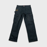Vintage Y2K Wrangler Riggs Pants Mens 32x32 Black Ripstop Carpenter Double Knee