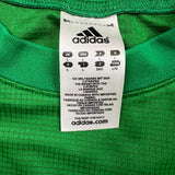 Vintage 2011 Adidas Essentials T Shirt Mens Large Green 3 Stripes Athletic Tee