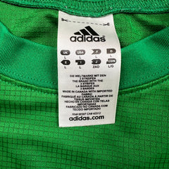 Vintage 2011 Adidas Essentials T Shirt Mens Large Green 3 Stripes Athletic Tee