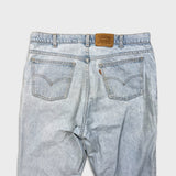 Vintage 90s Levi's 619 Jeans Mens 36x30 Orange Tab Straight Leg Light Wash Denim Pants