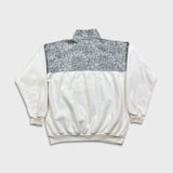 Vintage 90s San Francisco Sweatshirt Mens XL White USA 1/4 Zip Pullover Sweater