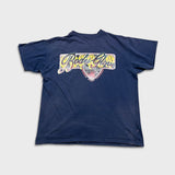 Vintage 90s Body Glove T Shirt Mens XL Blue Hermosa Beach CA Surf Sun Faded Tee