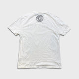 Versace T Shirt Mens Medium White Spell Out Medusa Logo Short Sleeve Tee
