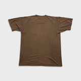 Vintage 90s Nike Sportswear T Shirt Mens Large Brown Big Swoosh Faded Tee