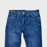 Levi's 505 Jeans Mens 34x30 Blue Medium Wash Regular Fit Straight Stretch Denim Pants