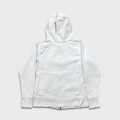 Lululemon Scuba Hoodie Womens Size 12 White Full Zip Sports Hooded Sweater