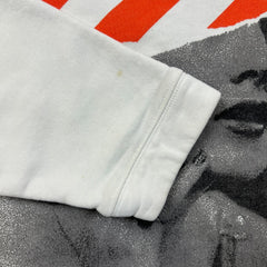 2018 Off-White Photocopy Hooded Sweater Mens Medium White Graphic Hoodie