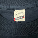 Vintage 1988 3D Emblem Sh*t Happens T Shirt Mens Medium Black USA Single Stitch Tee