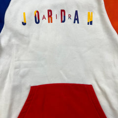 Nike Air Jordan Brand Hoodie Mens XL White Jumpman Pullover Hooded Sweater