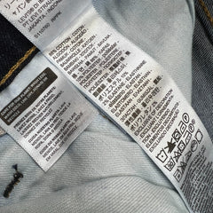 Levi's 511 Jeans Mens 33x32 Blue Slim Fit Mid Rise Dark Wash Stretch Denim Pants
