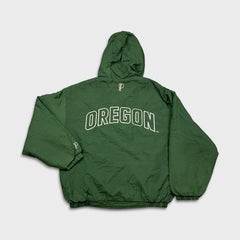 Vintage 90s Pro Player University of Oregon Donald Duck Jacket Mens Large NCAA Football Reversible