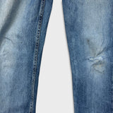 Levi's 511 Jeans Mens 34x32 Blue Slim Fit Straight Leg Stretch Light Wash Denim Pants