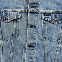 Signature by Levi's Type III Jean Jacket Mens Medium Blue Denim Western Trucker