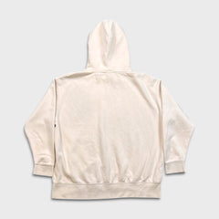 Nike Sportswear Hoodie Mens Large Beige Center Swoosh Hooded Sweater