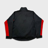 Vintage Y2K Reebok Sweatshirt Mens Small Black 1/4 Zip Training Activewear Pullover