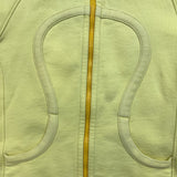 Lululemon Scuba Hoodie Womens Size 4 Yellow Full Zip Sports Hooded Sweater