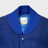 Vintage 90s Universal Studios Jacket Mens Medium Blue Hollywood Letterman USA Varsity