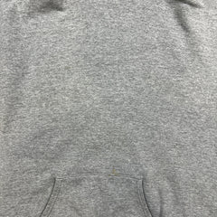 Vintage 90s Fruit of The Loom Blank Hoodie Mens XL Gray Distressed Sweater
