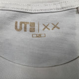 KAWS x Uniqlo UT Short Sleeve Artbook Cover T Shirt Mens Large White Graphic Tee