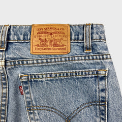 Vintage 90s Levi's 516 Jeans Mens 32x30 Blue Slim Fit Straight Leg Light Wash Denim Pants