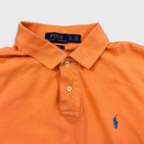 Polo Ralph Lauren Shirt Mens XL Orange Pony Cotton Casual Preppy Short Sleeve