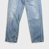 Vintage 90s Levi's 550 Jeans Mens 33x32 Blue Relaxed Fit Tapered Leg Light Wash Pants