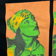 Billie Eilish T Shirt Mens Large Black 3 Photo Logo Portrait Graphic Band Tee