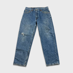 Vintage 90s Levi's 550 Jeans Mens 34x30 Blue Relaxed Fit Tapered Leg Denim Pants