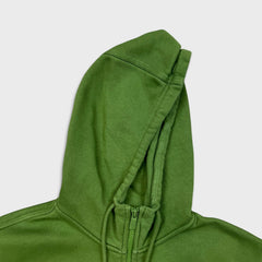 Nike Sportswear Hoodie Mens Large Green Swoosh Full Zip Hooded Sweater