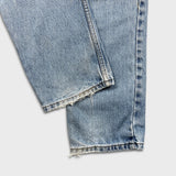 Vintage Y2K Levi's 516 Jeans Mens 34x30 Blue Slim Straight Leg Faded Light Wash Denim Pants