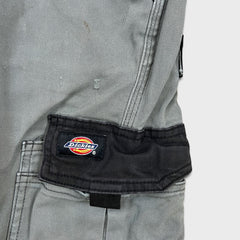 Dickies GDT Premium Cargo Workwear Pants Mens 30x28 Gray Utility Trousers