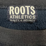 Vintage 90s Roots Athletics Sweatshirt Mens XL Blue Sun Faded Distressed Pullover