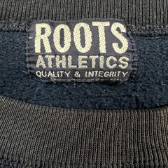 Vintage 90s Roots Athletics Sweatshirt Mens XL Blue Sun Faded Distressed Pullover