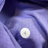 Lululemon In Stride Jacket Womens Size 4 Purple Full Zip Hooded Active Thumbhole