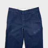 Dickies Pants Mens 34x29 Blue Regular Straight Faded Workwear Chino Trouser