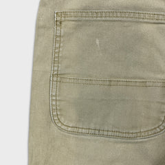 Carhartt Pants Mens 36x32 Beige Relaxed Fit Workwear Carpenter Straight Baggy