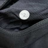 Lululemon Speed Up Low Rise Lined Running Shorts Womens Size 2 Black Athletic