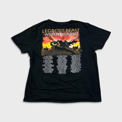 2022 Iron Maiden T Shirt Mens XL Black Senjutsu Legacy The Beast World Tour Tee