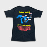 Vintage 1989 Randy Travis T Shirt Mens Small Black 8x10 Tour Single Stitch Band Tee