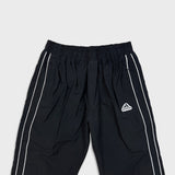 Adidas Track Pants Mens 2XL Black 3 Stripes Spell Out Relaxed Athletic Jogger