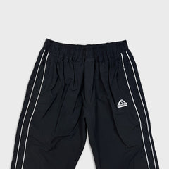Adidas Track Pants Mens 2XL Black 3 Stripes Spell Out Relaxed Athletic Jogger