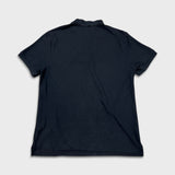 Nike Sportswear Polo Shirt Mens Large Black Pique Cotton Golf Short Sleeve