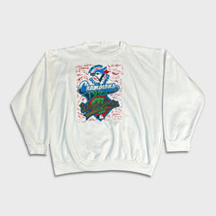 Vintage 1993 Toronto Blue Jays Sweatshirt Mens XL White World Series Champions MLB Baseball