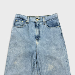Levi's x Deepika Padukone Jeans Womens 28x29 Blue Relaxed Light Wash Denim Pants