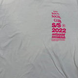 SS 2022 Anti Social Social Club T Shirt Mens Large White ASSC USA Graphic Tee