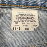 Vintage 90s Levi's 619 Jeans Mens 36x30 Orange Tab Straight Leg Light Wash Denim Pants